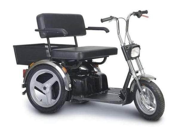 AFIKIM Afiscooter SE - 3 Wheel Scooter Two Person Wide Seat - Mobility Angel