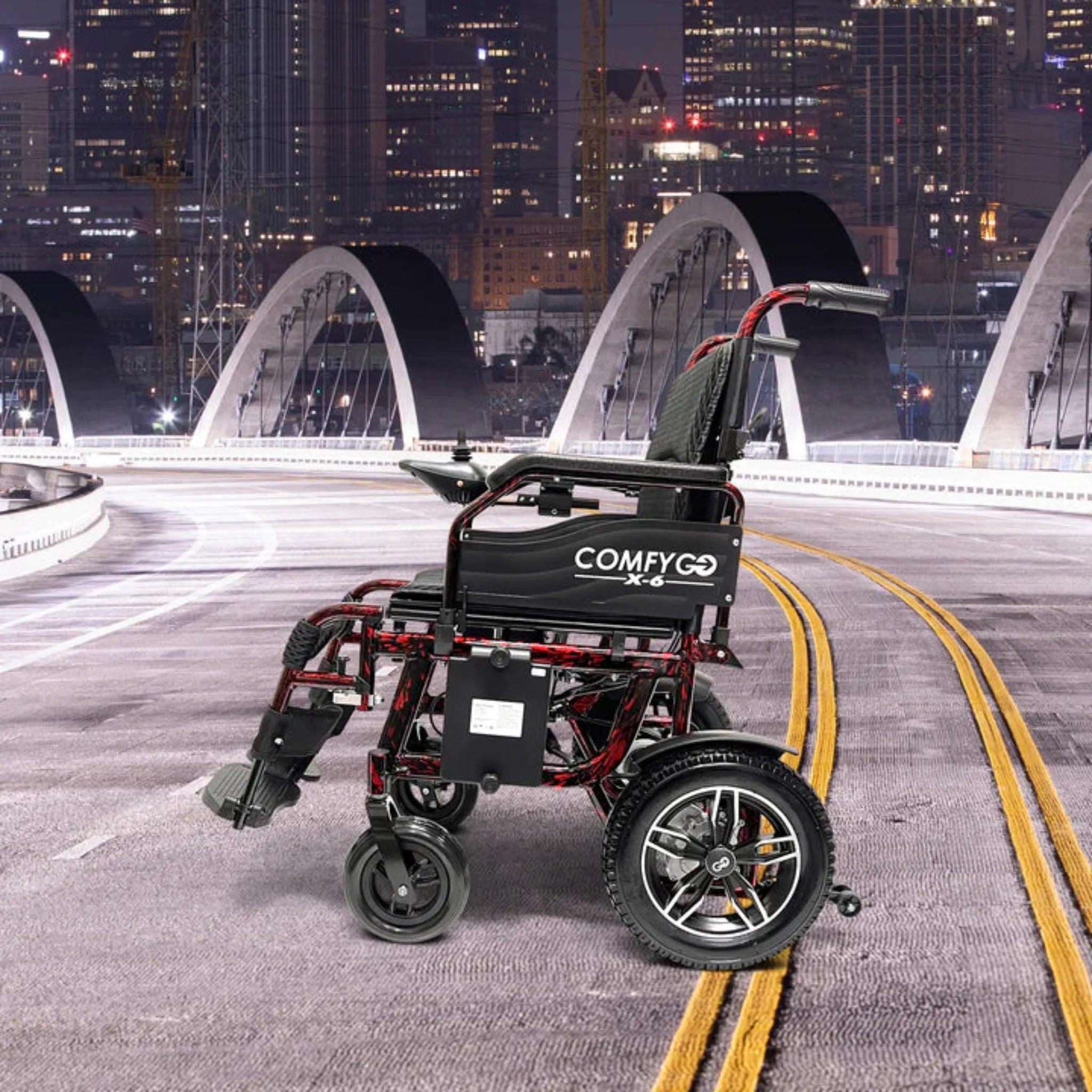 ComfyGO X-6 Lightweight Electric Wheelchair - Mobility Angel