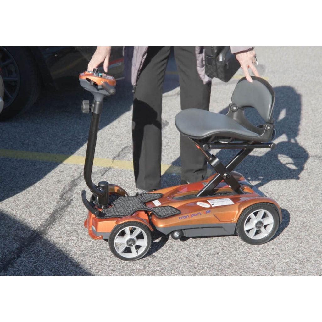 EV Rider Transport S19- 4AF 4-Wheel Automatic Folding Mobility Scooter - OPEN BOX - Mobility Angel