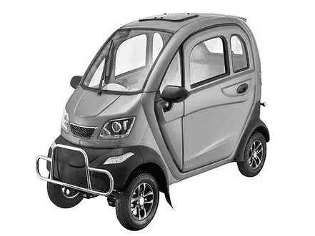 Green Transporter Q Runner Electric 3 Passenger Transport Scooter - Mobility Angel
