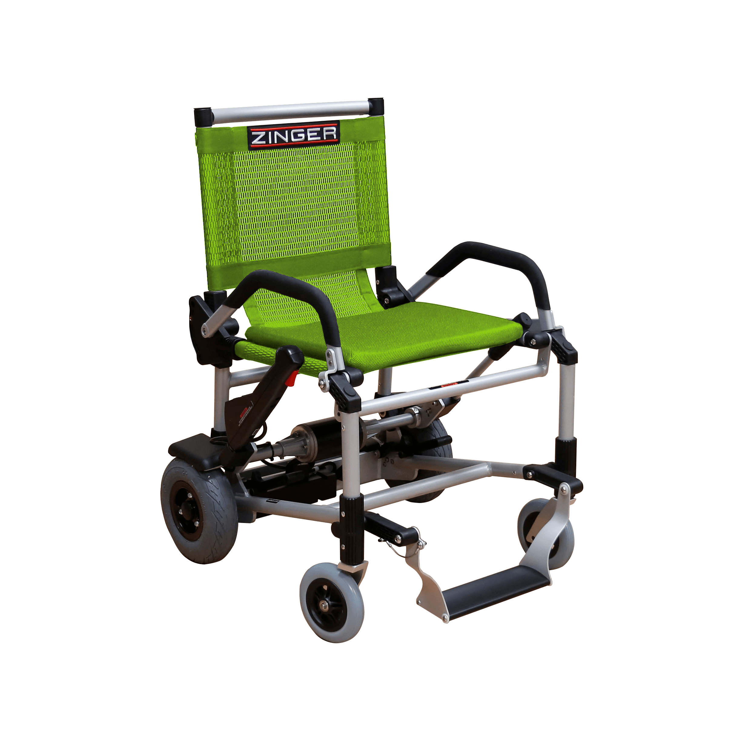 Journey Zinger Folding Power Chair Two-Handed Control - Mobility Angel