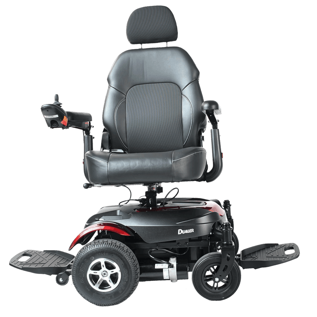Merits Health Dualer Power Wheelchair - Mobility Angel