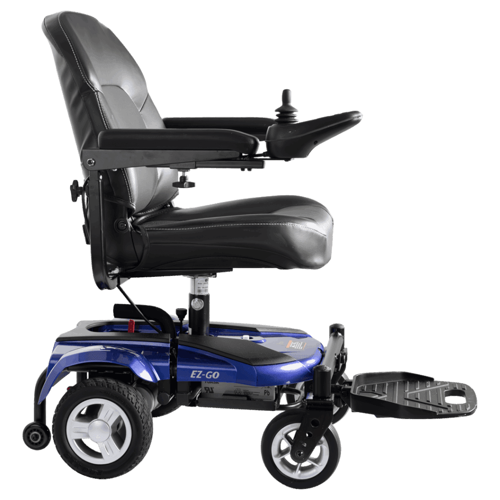 Merits Health EZ-GO / EZ-GO Deluxe Compact Electric Wheelchair - Mobility Angel