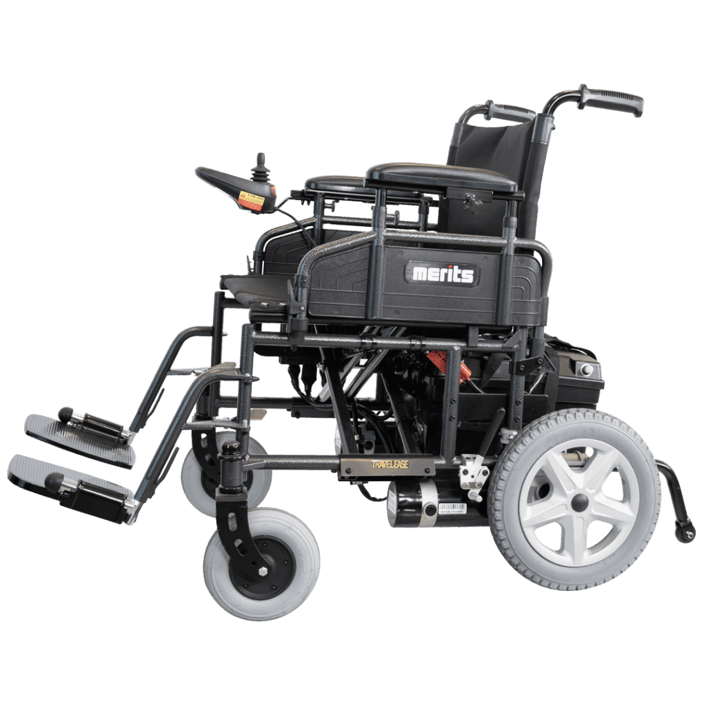 Merits Health Travel-Ease Folding Power Wheelchair - Mobility Angel