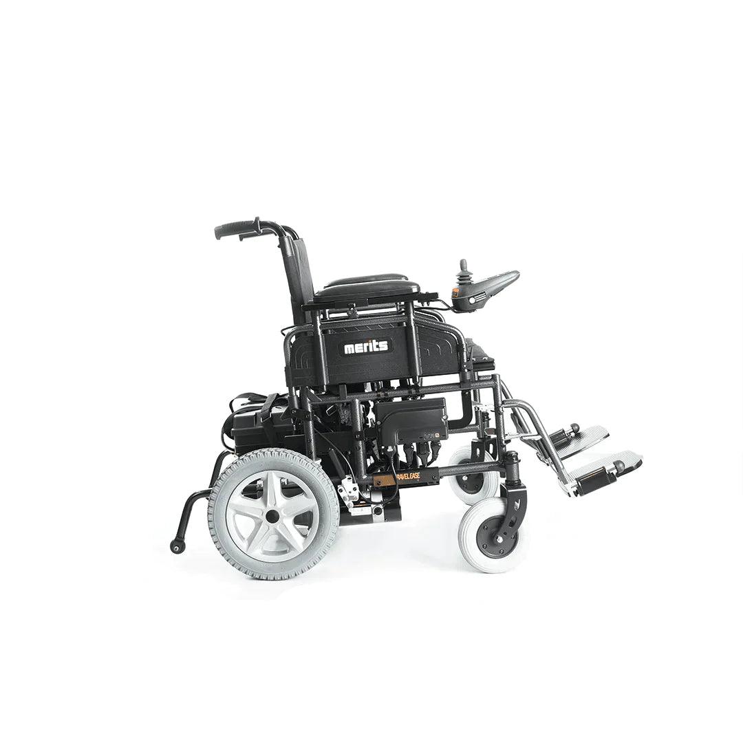Merits Health Travel-Ease Folding Power Wheelchair - Mobility Angel