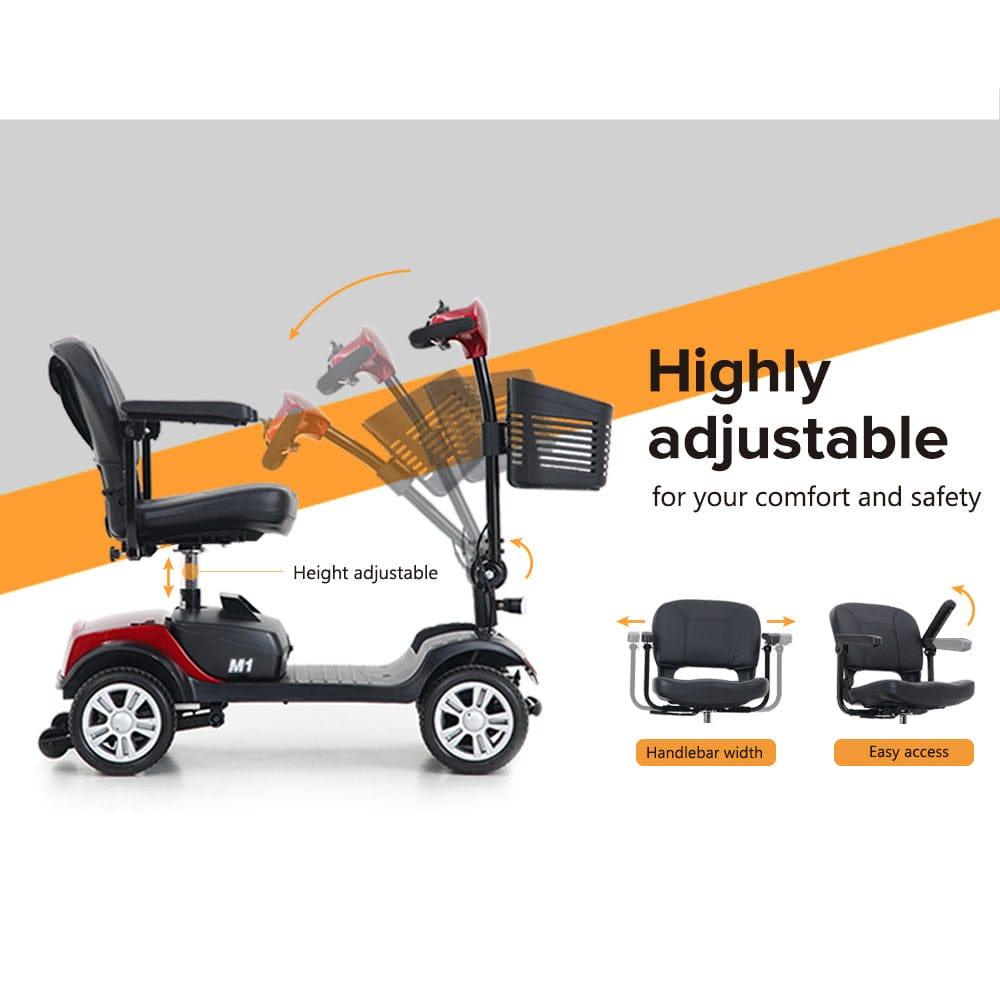 Metro Mobility M1 Portal 4-Wheel Mobility Scooter - Mobility Angel
