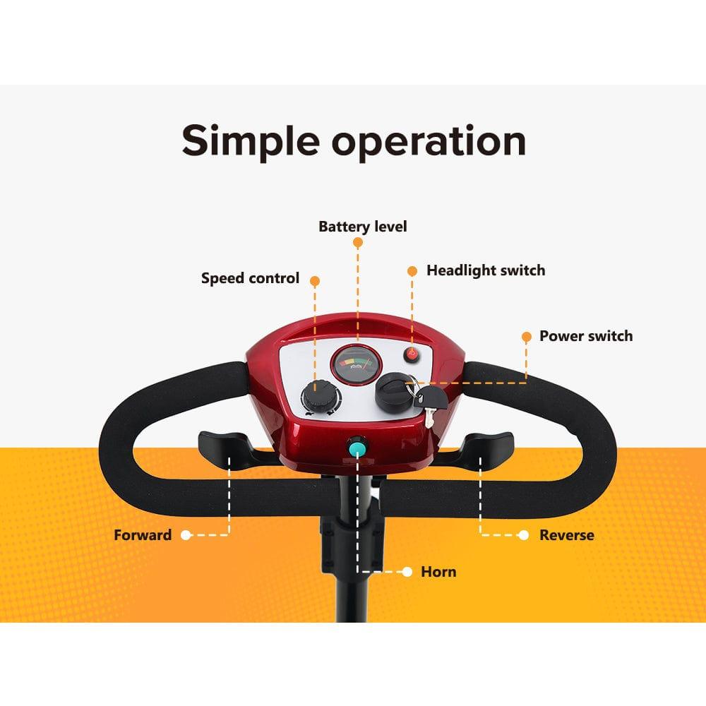 Metro Mobility M1 Portal 4-Wheel Mobility Scooter - Mobility Angel
