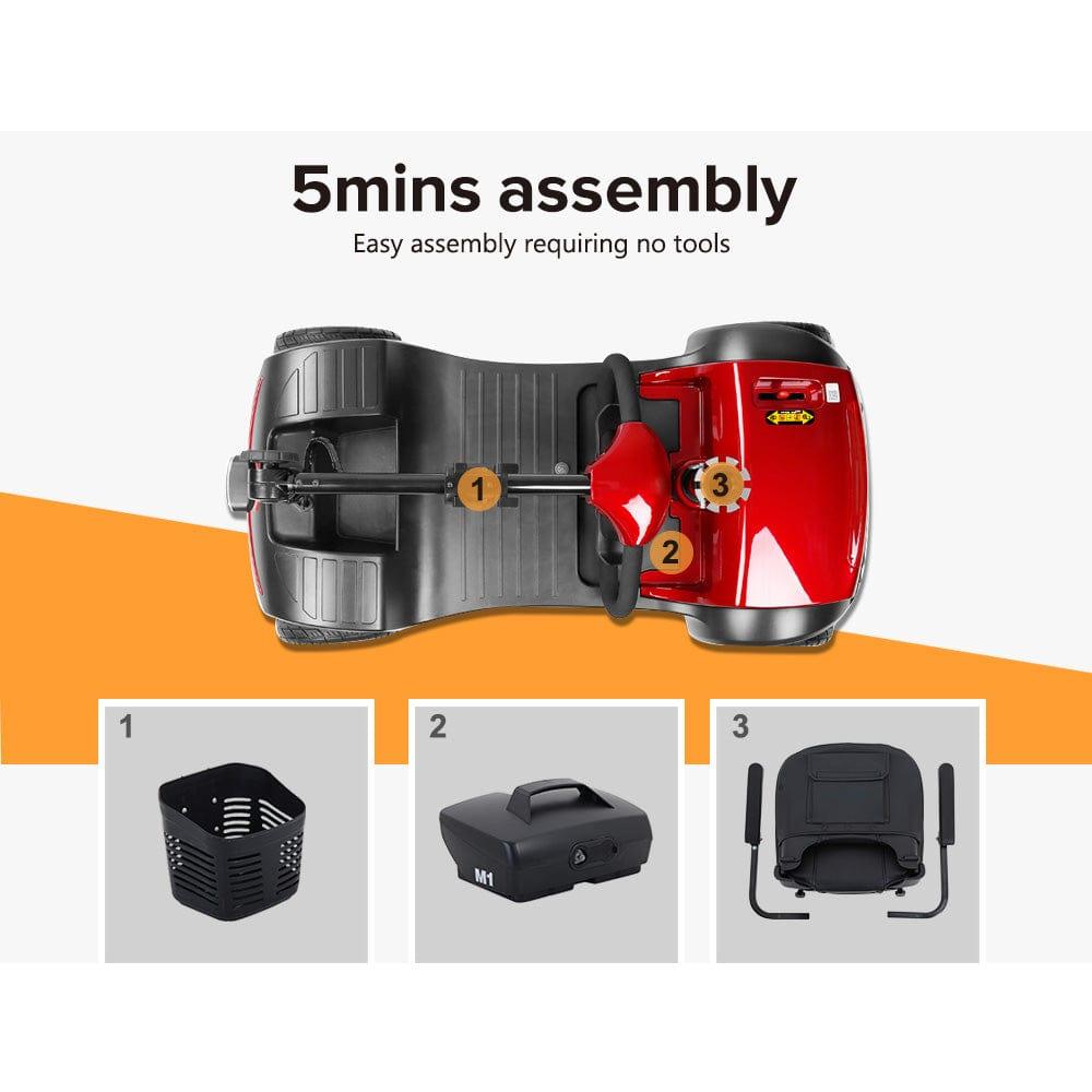 Metro Mobility M1 Portal 4-Wheel Mobility Scooter - Mobility Angel