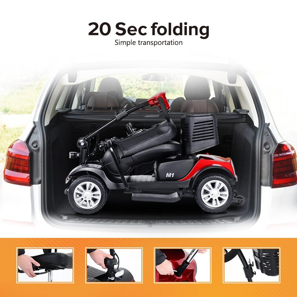 Metro Mobility M1 Portal 4-Wheel Mobility Scooter - Mobility Angel
