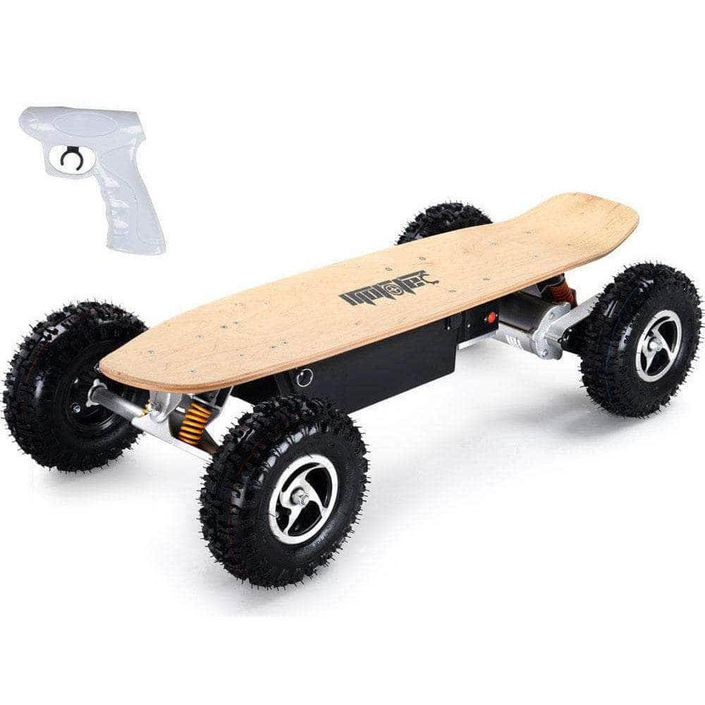 MotoTec 1600w Dirt Electric Skateboard DUAL MOTOR, 36V, 14Ah, wireless controller, 12-ply maple deck - Mobility Angel