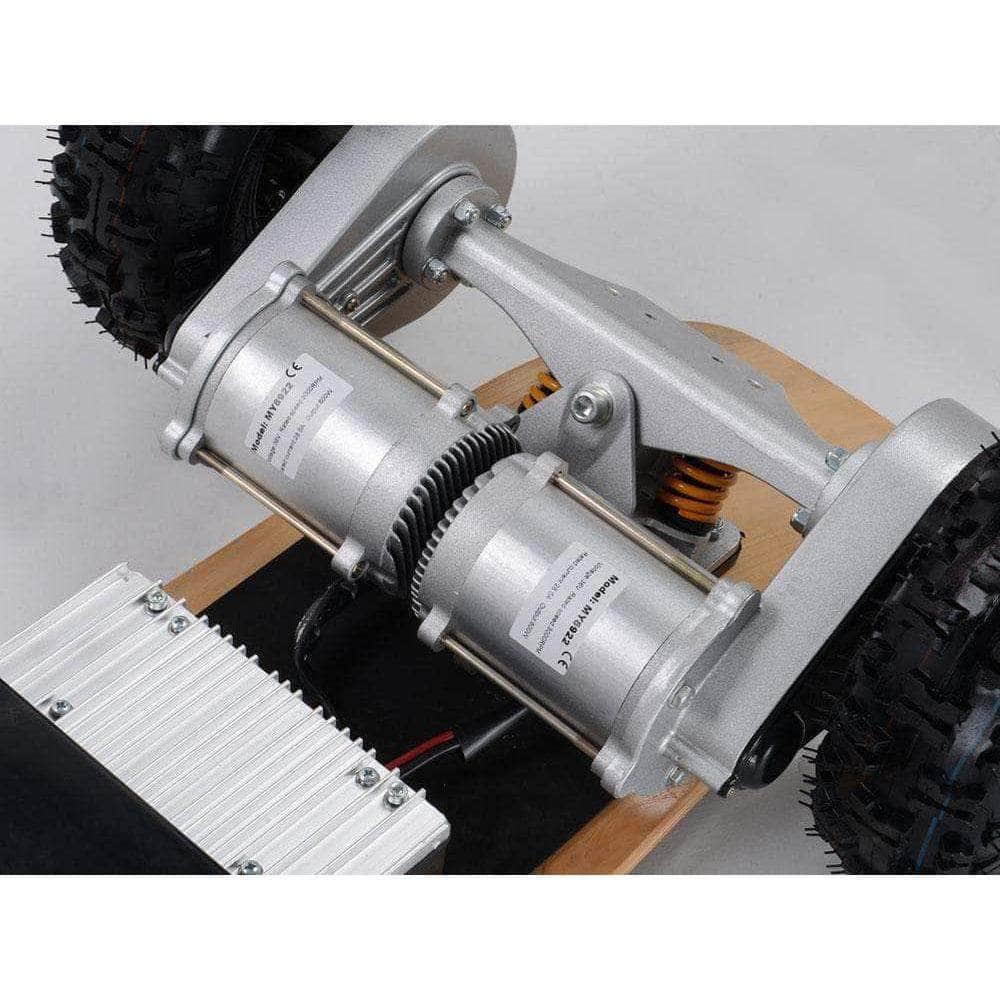 MotoTec 1600w Dirt Electric Skateboard DUAL MOTOR, 36V, 14Ah, wireless controller, 12-ply maple deck - Mobility Angel