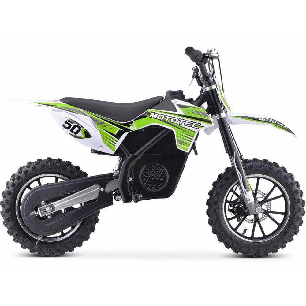 MotoTec 24v 500w Gazella Electric Dirt Bike - Mobility Angel