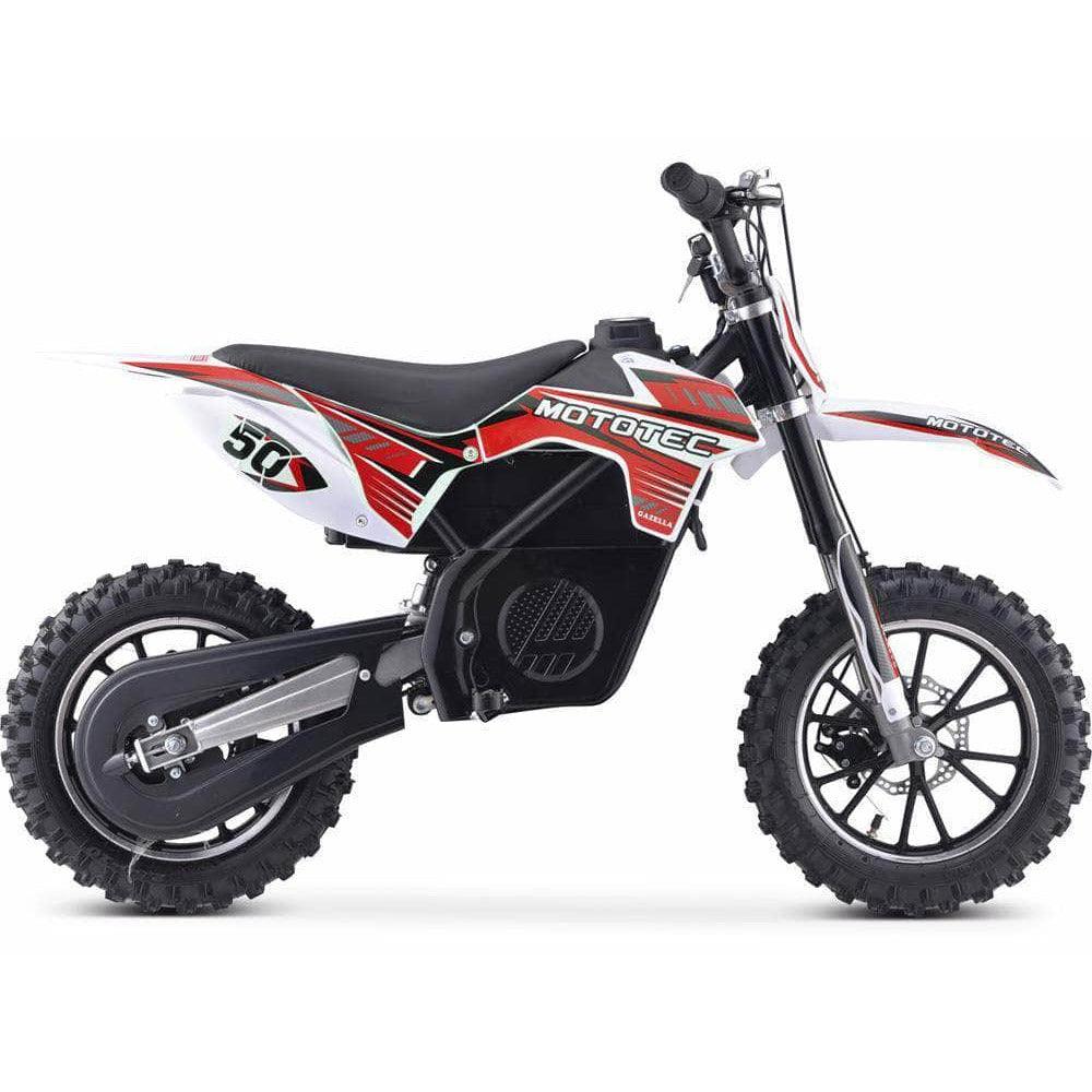 MotoTec 24v 500w Gazella Electric Dirt Bike - Mobility Angel