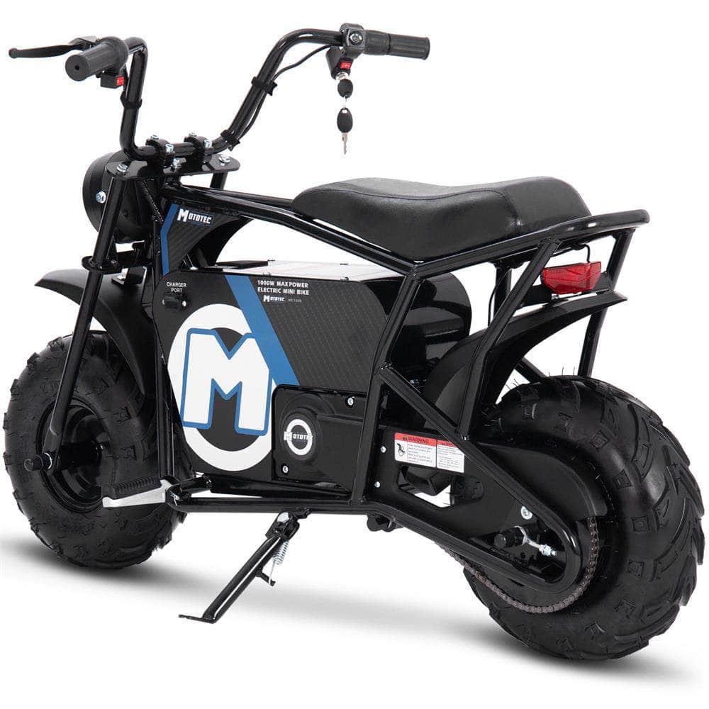 MotoTec 48v 1000w Electric Powered Mini Bike - Mobility Angel