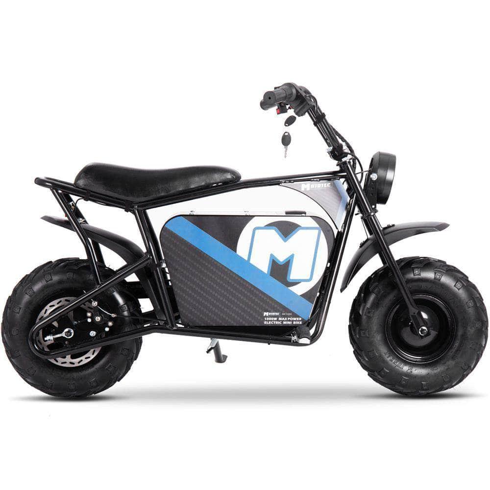 MotoTec 48v 1000w Electric Powered Mini Bike - Mobility Angel