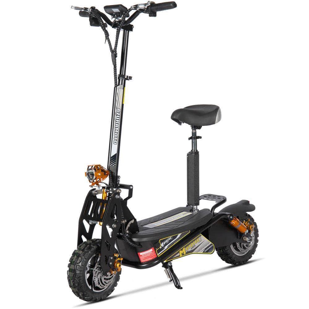 MotoTec Ares 48v 1600w Electric Scooter Black - Mobility Angel
