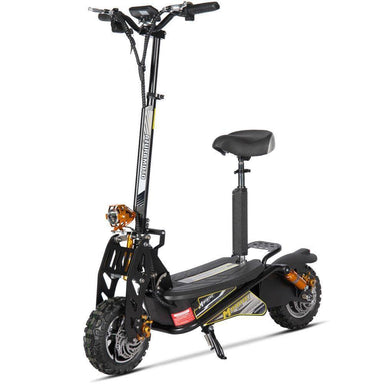 MotoTec Ares 48v 1600w Electric Scooter Black - Mobility Angel