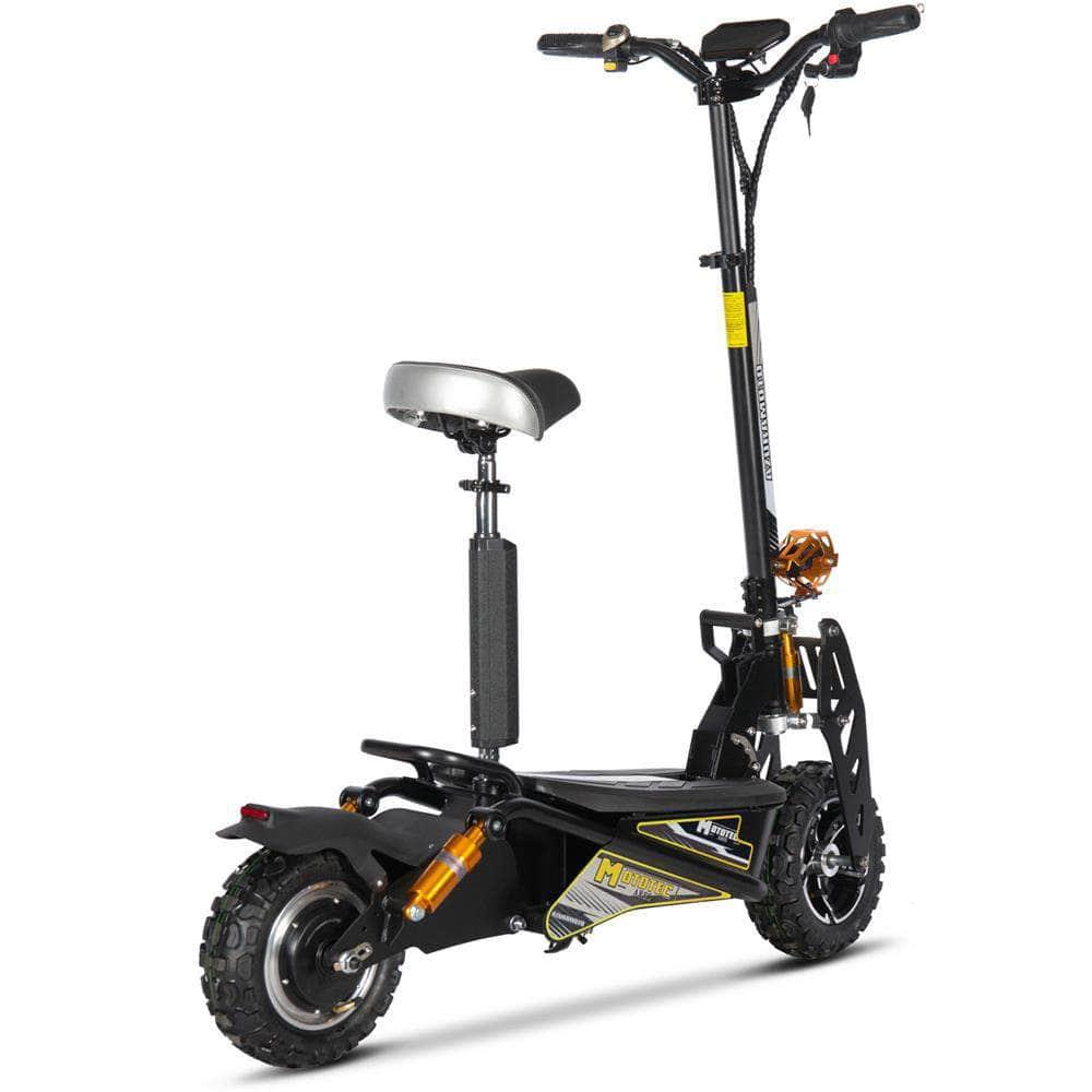 MotoTec Ares 48v 1600w Electric Scooter Black - Mobility Angel