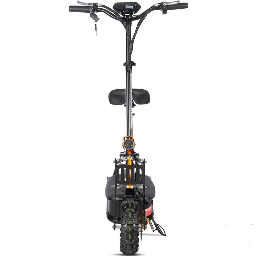 MotoTec Ares 48v 1600w Electric Scooter Black - Mobility Angel