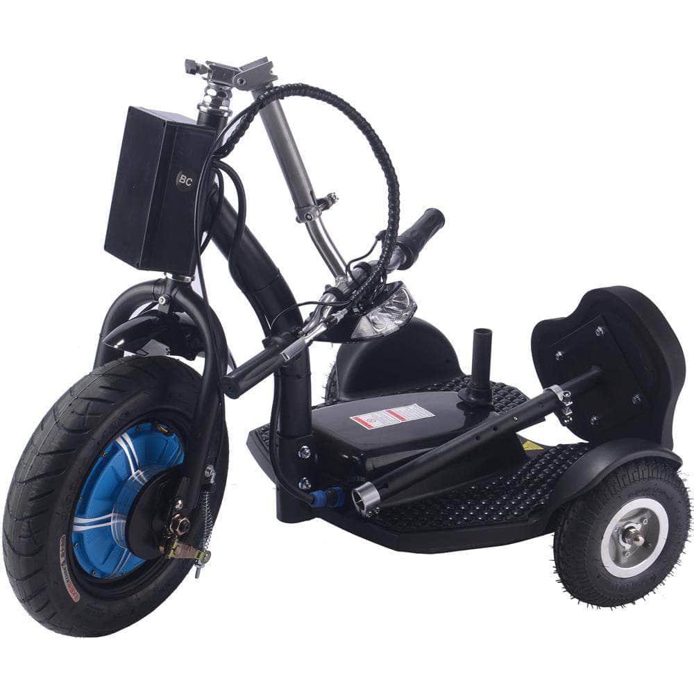 MotoTec Electric Trike 48v 750w Lithium, 3-wheel scooter, brushless hub motor, basket - Mobility Angel