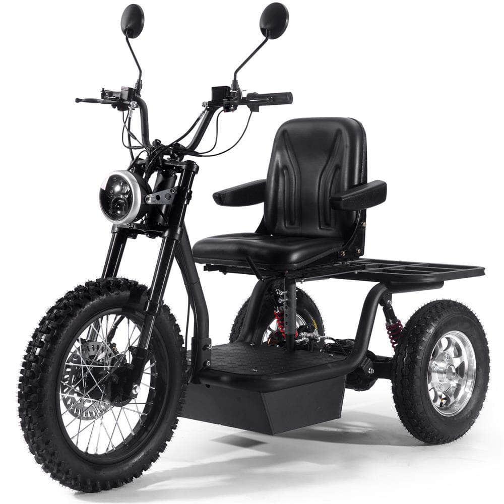 MotoTec Electric Trike 60v 1800w Black - Mobility Angel