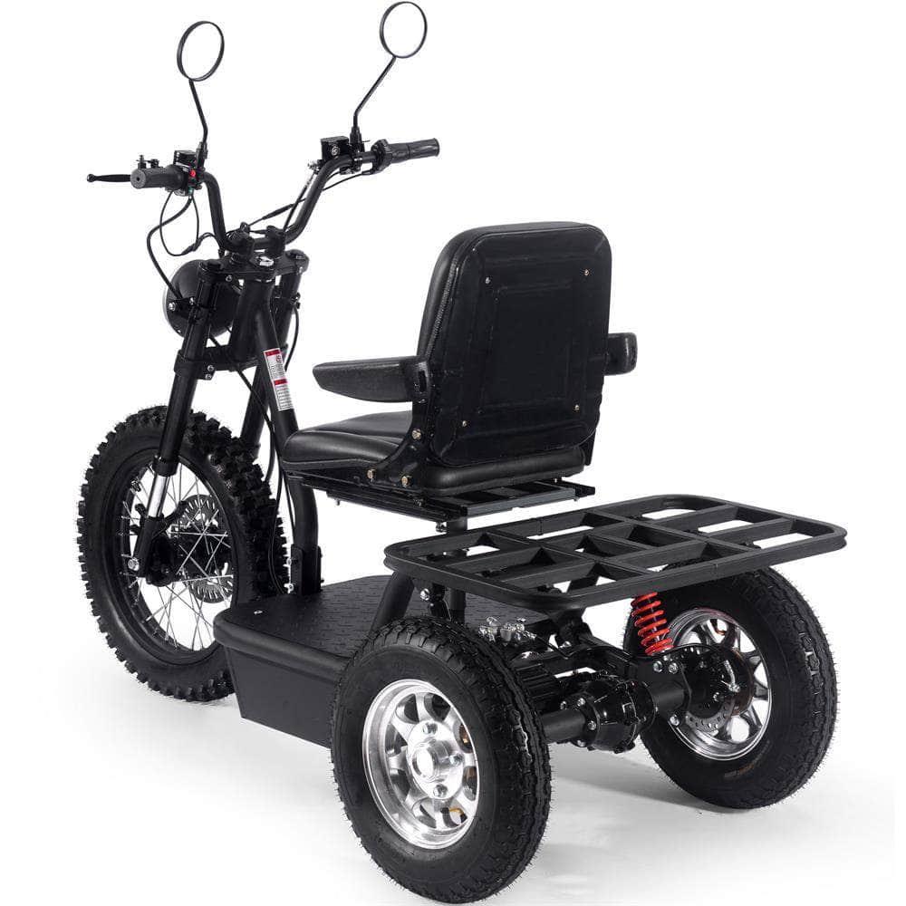 MotoTec Electric Trike 60v 1800w Black - Mobility Angel