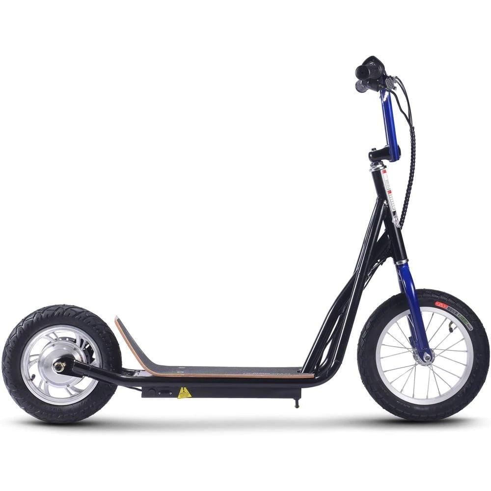 MotoTec Groove 350W 36V 10AH Big Wheel Lithium Electric Scooter - Black - Mobility Angel