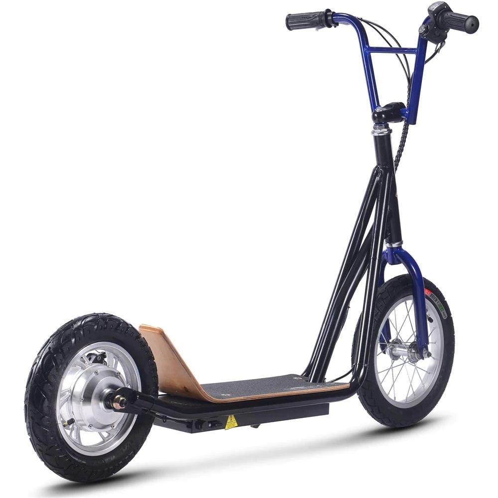 MotoTec Groove 350W 36V 10AH Big Wheel Lithium Electric Scooter - Black - Mobility Angel