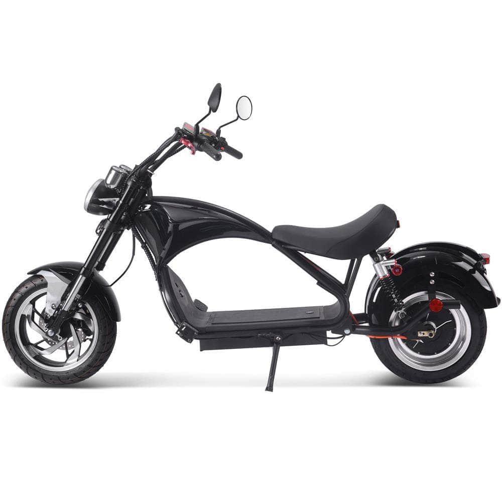 MotoTec Lowboy 60v 20ah 2500w Lithium Scooter Black - Mobility Angel