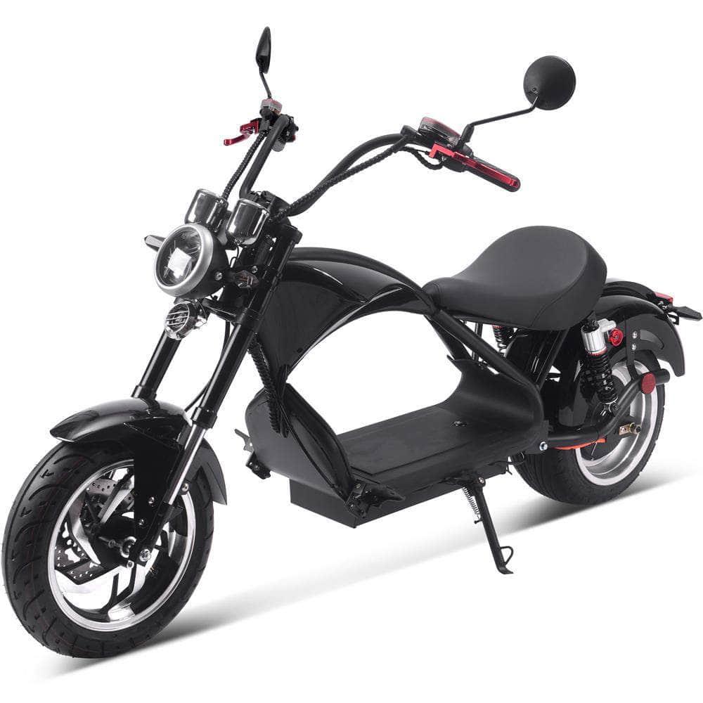 MotoTec Lowboy 60v 20ah 2500w Lithium Scooter Black - Mobility Angel