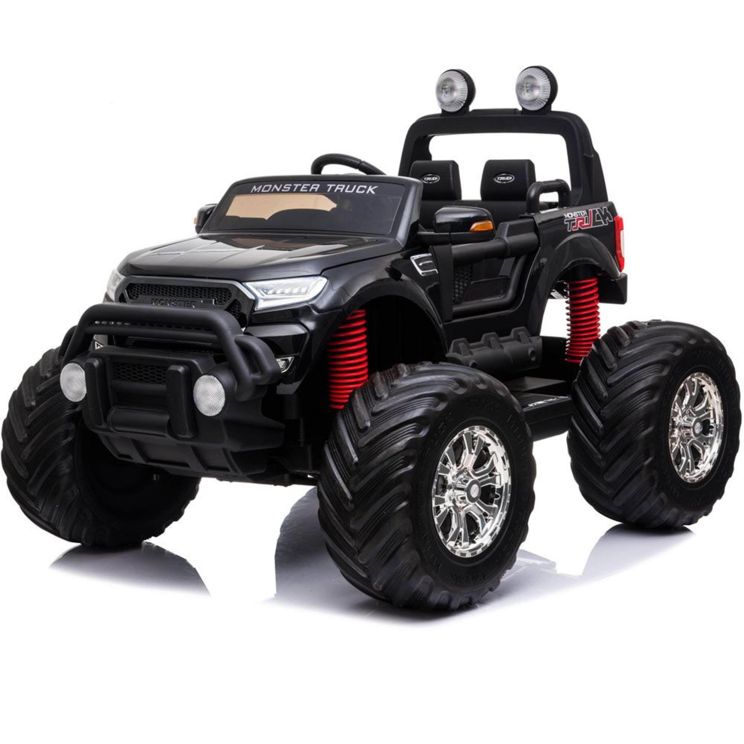 MotoTec Monster Truck 4x4 12v Black (2.4ghz) - Mobility Angel