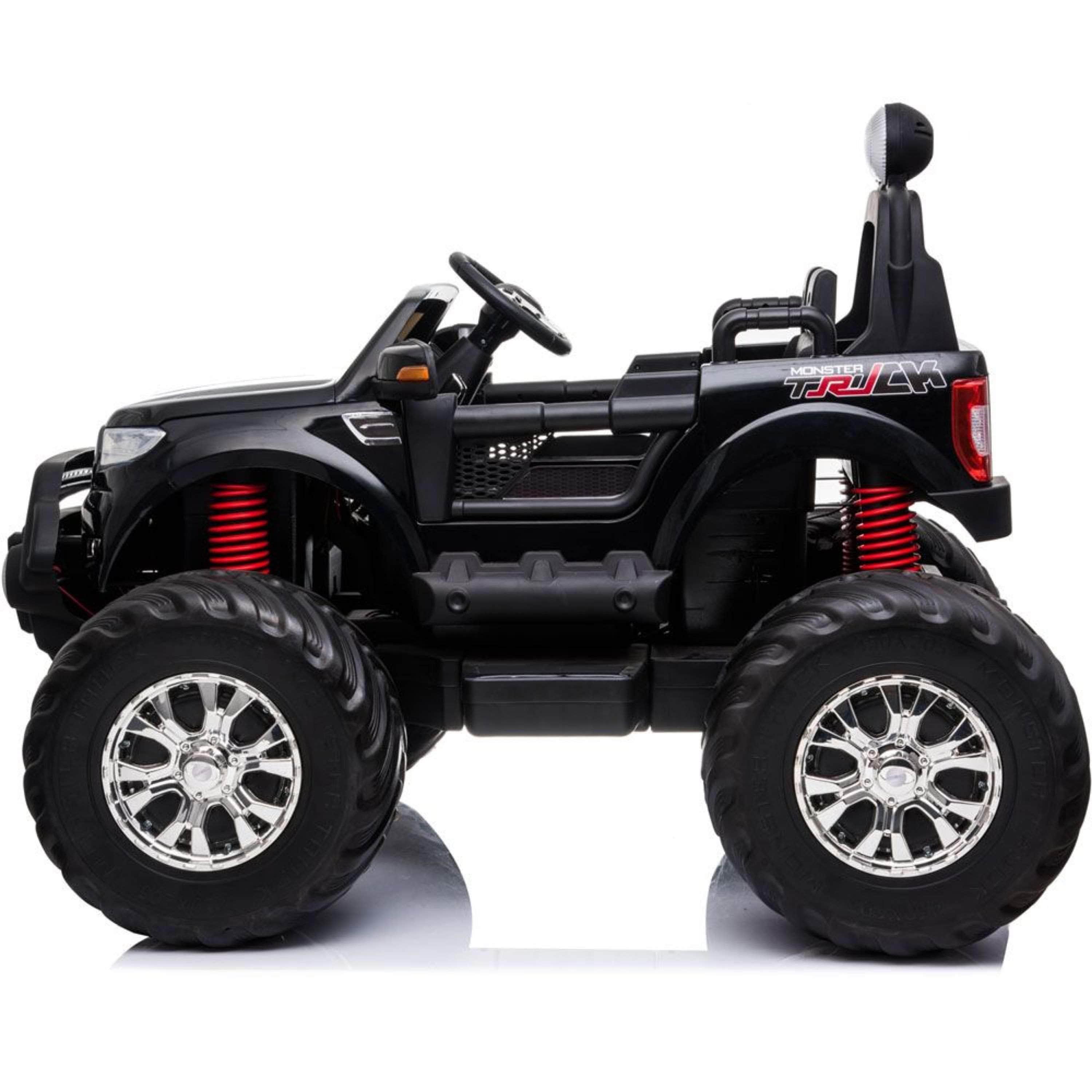 MotoTec Monster Truck 4x4 12v Black (2.4ghz) - Mobility Angel