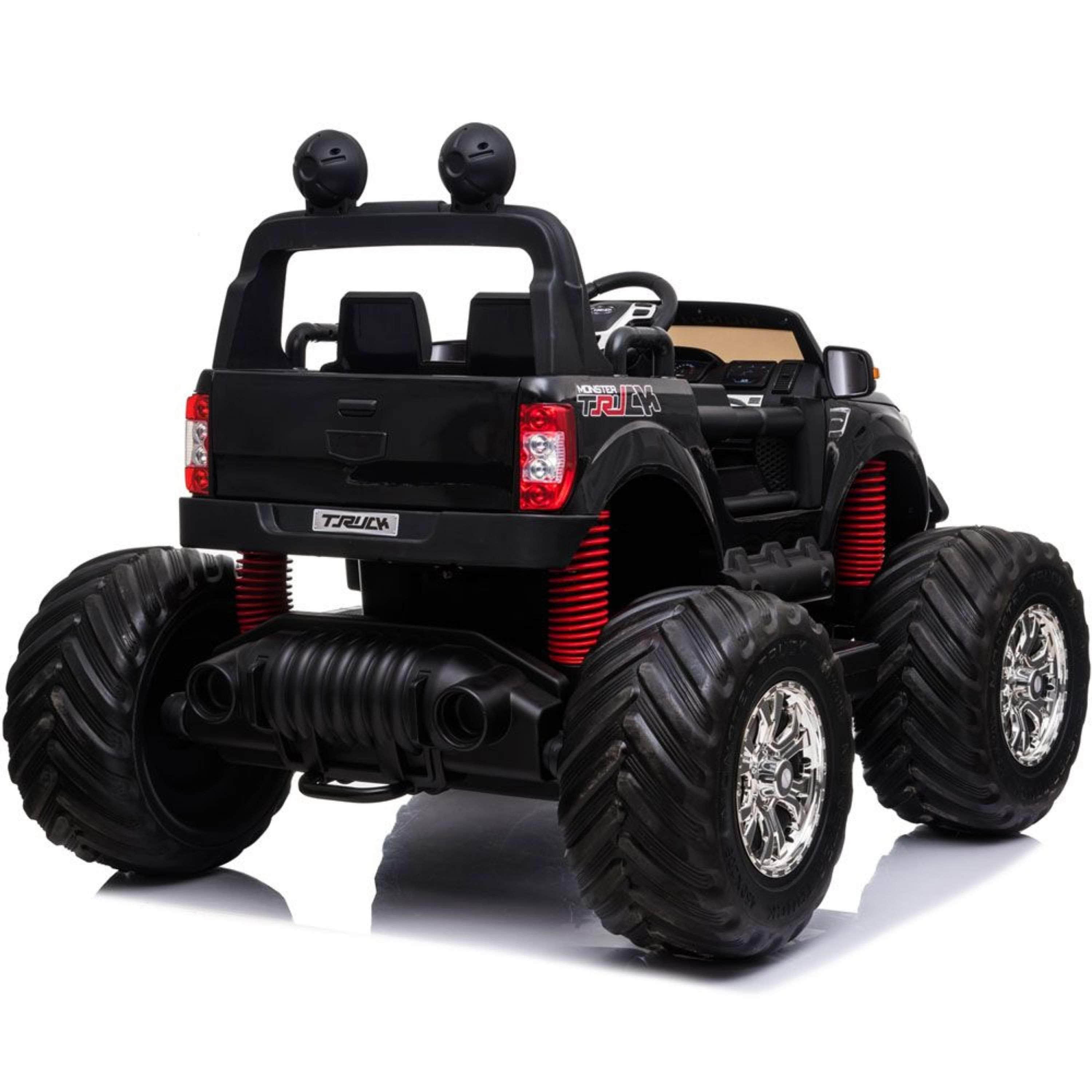 MotoTec Monster Truck 4x4 12v Black (2.4ghz) - Mobility Angel