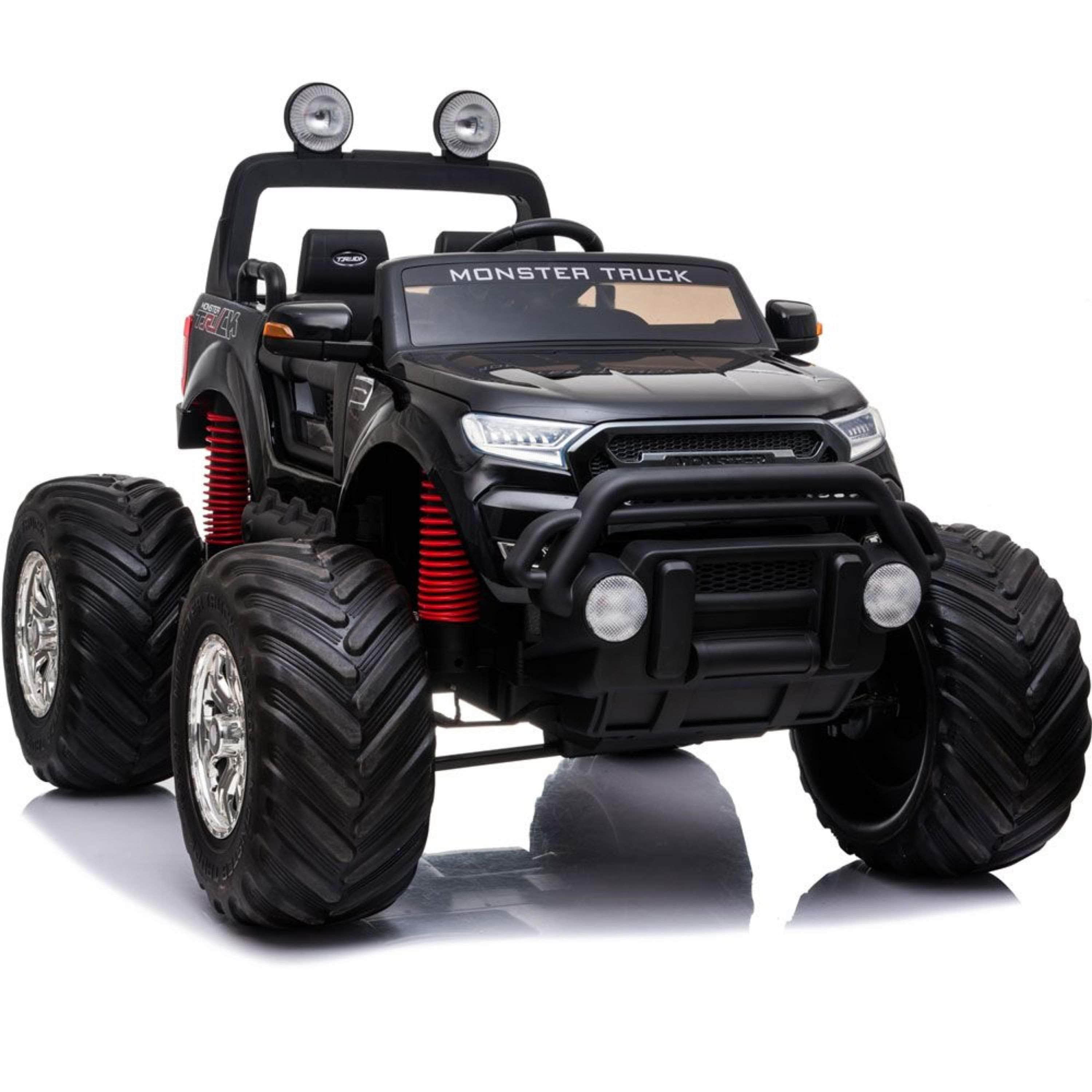 MotoTec Monster Truck 4x4 12v Black (2.4ghz) - Mobility Angel