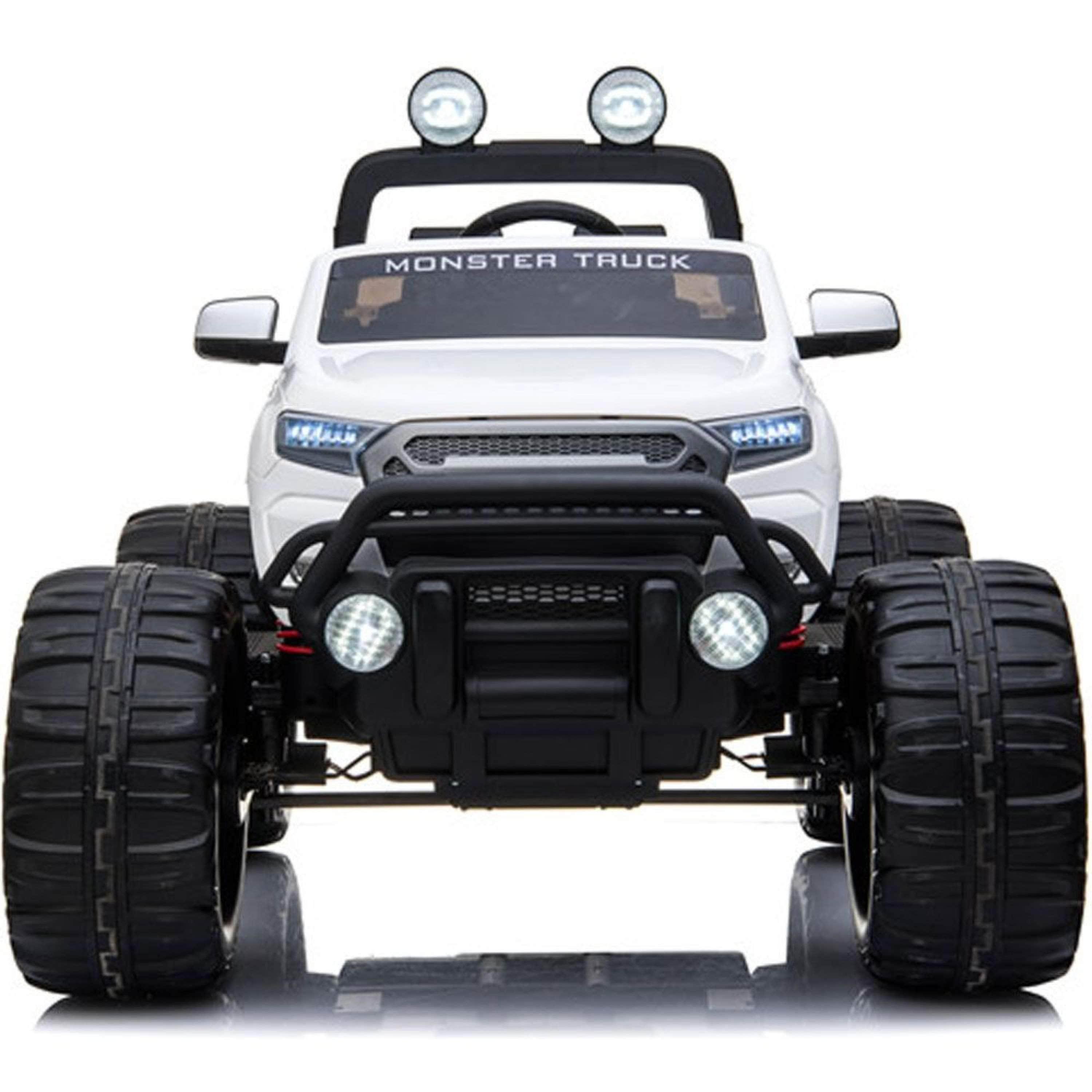 MotoTec Monster Truck 4x4 12v White (2.4ghz) - Mobility Angel