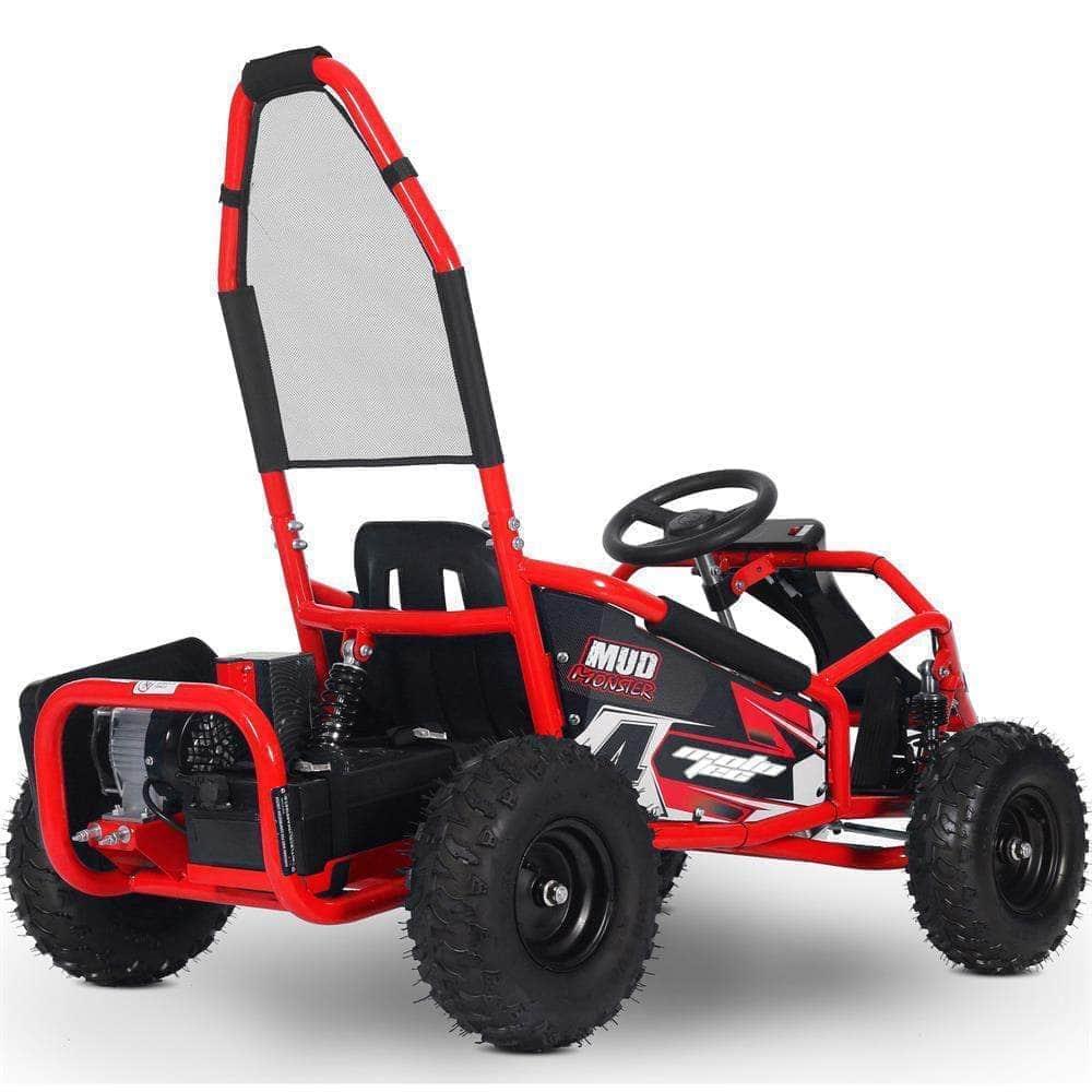 MotoTec Mud Monster Kids Electric 48v 1000w Go Kart Full Suspension - Mobility Angel