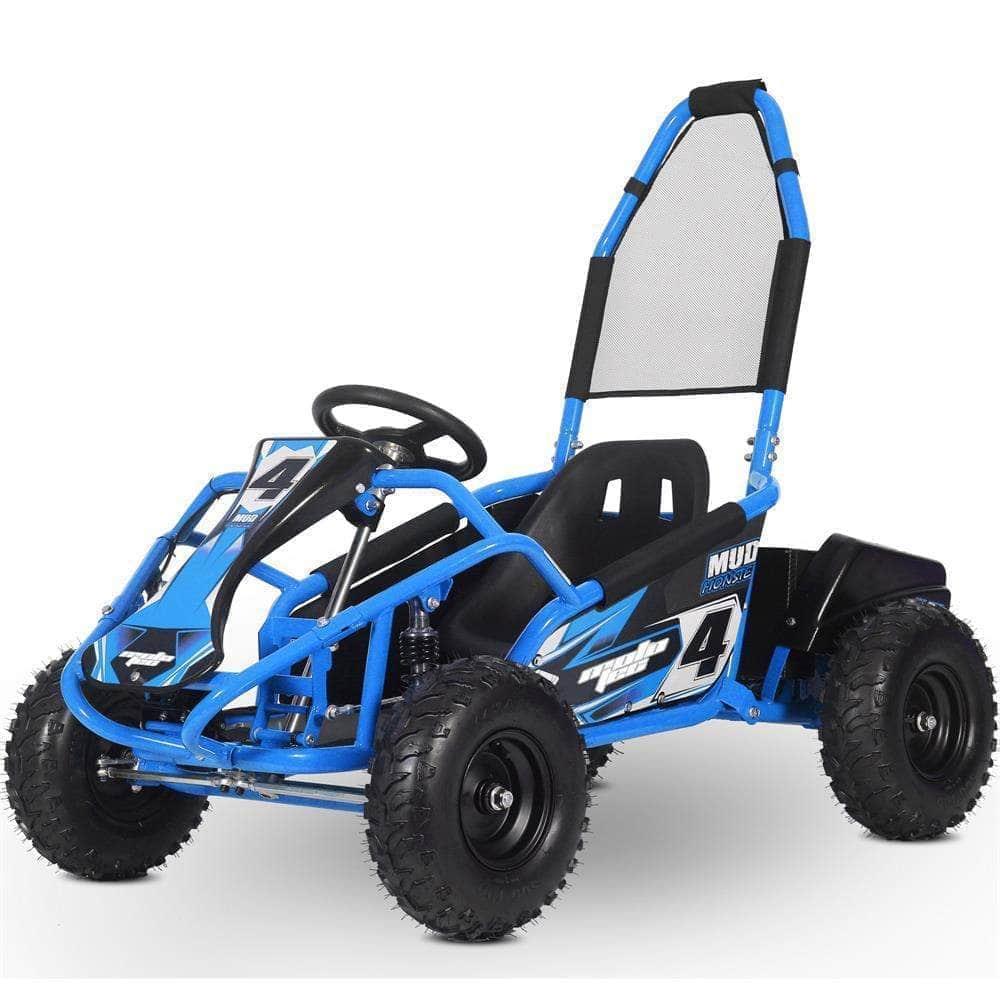MotoTec Mud Monster Kids Electric 48v 1000w Go Kart Full Suspension - Mobility Angel