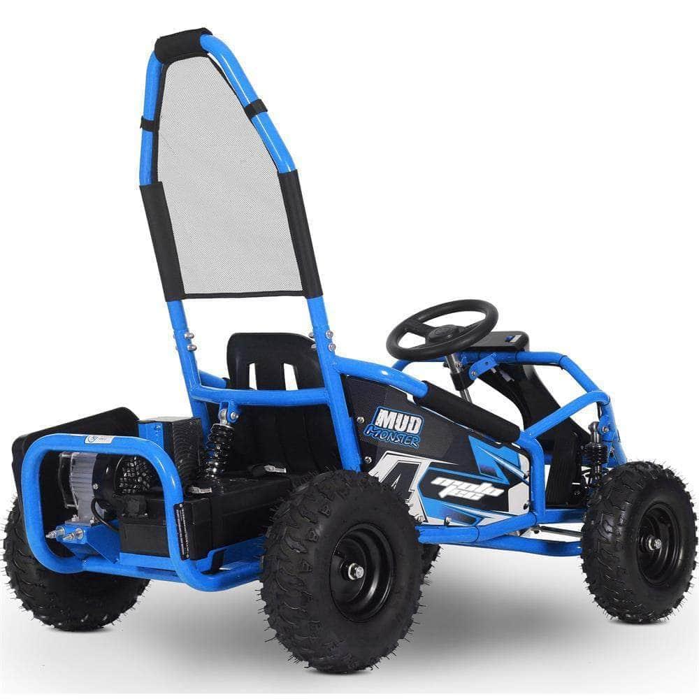 MotoTec Mud Monster Kids Electric 48v 1000w Go Kart Full Suspension - Mobility Angel