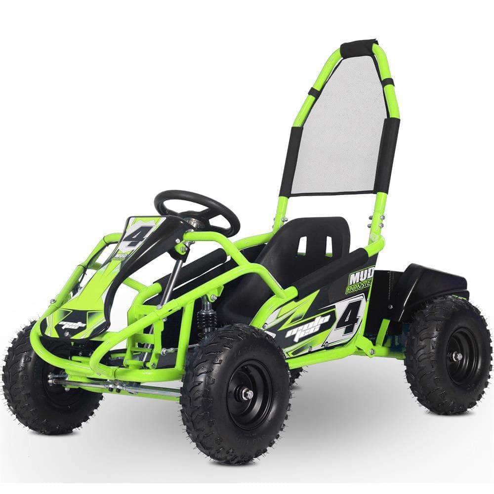 MotoTec Mud Monster Kids Electric 48v 1000w Go Kart Full Suspension - Mobility Angel
