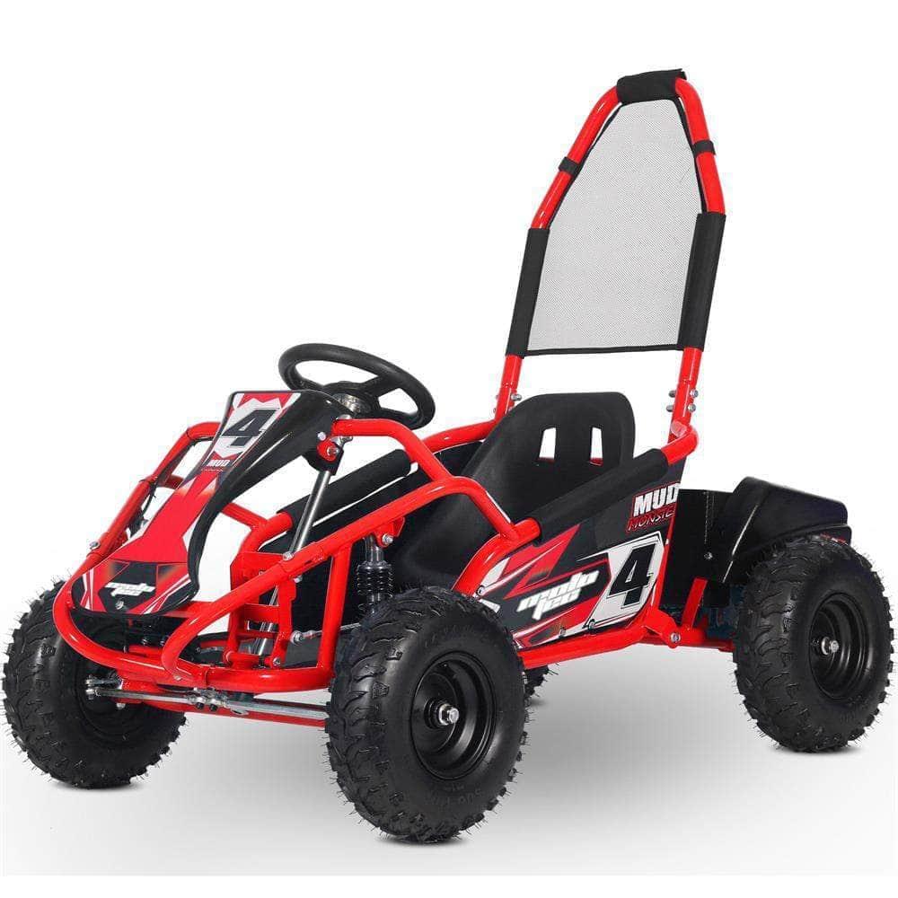 MotoTec Mud Monster Kids Electric 48v 1000w Go Kart Full Suspension - Mobility Angel