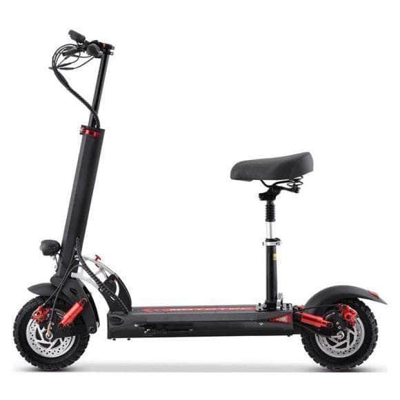MotoTec Thor 60v 2400w Lithium Electric Scooter Black - Mobility Angel