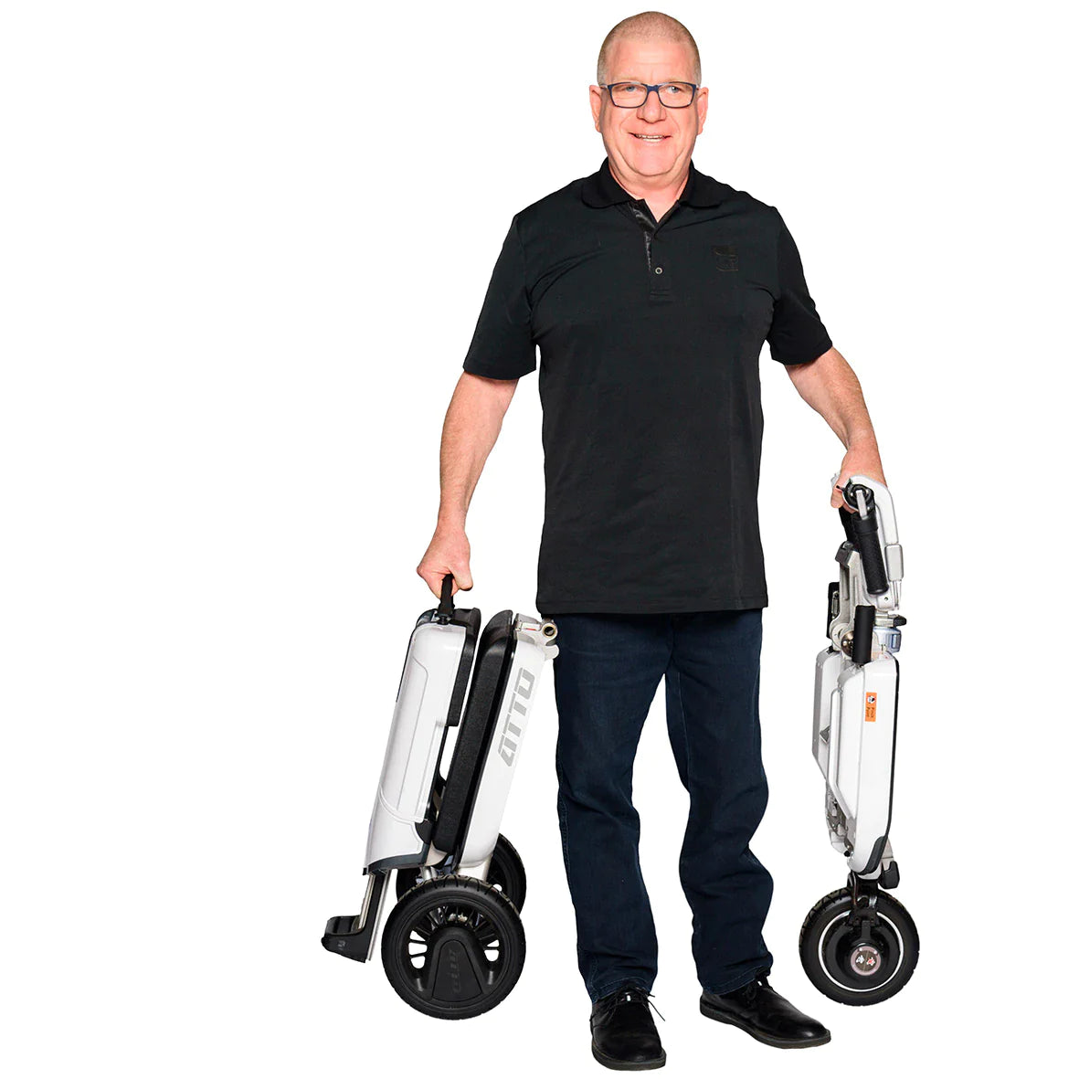 Moving Life ATTO High-Performance Folding Travel Scooter with Lithium Battery - Mobility Angel