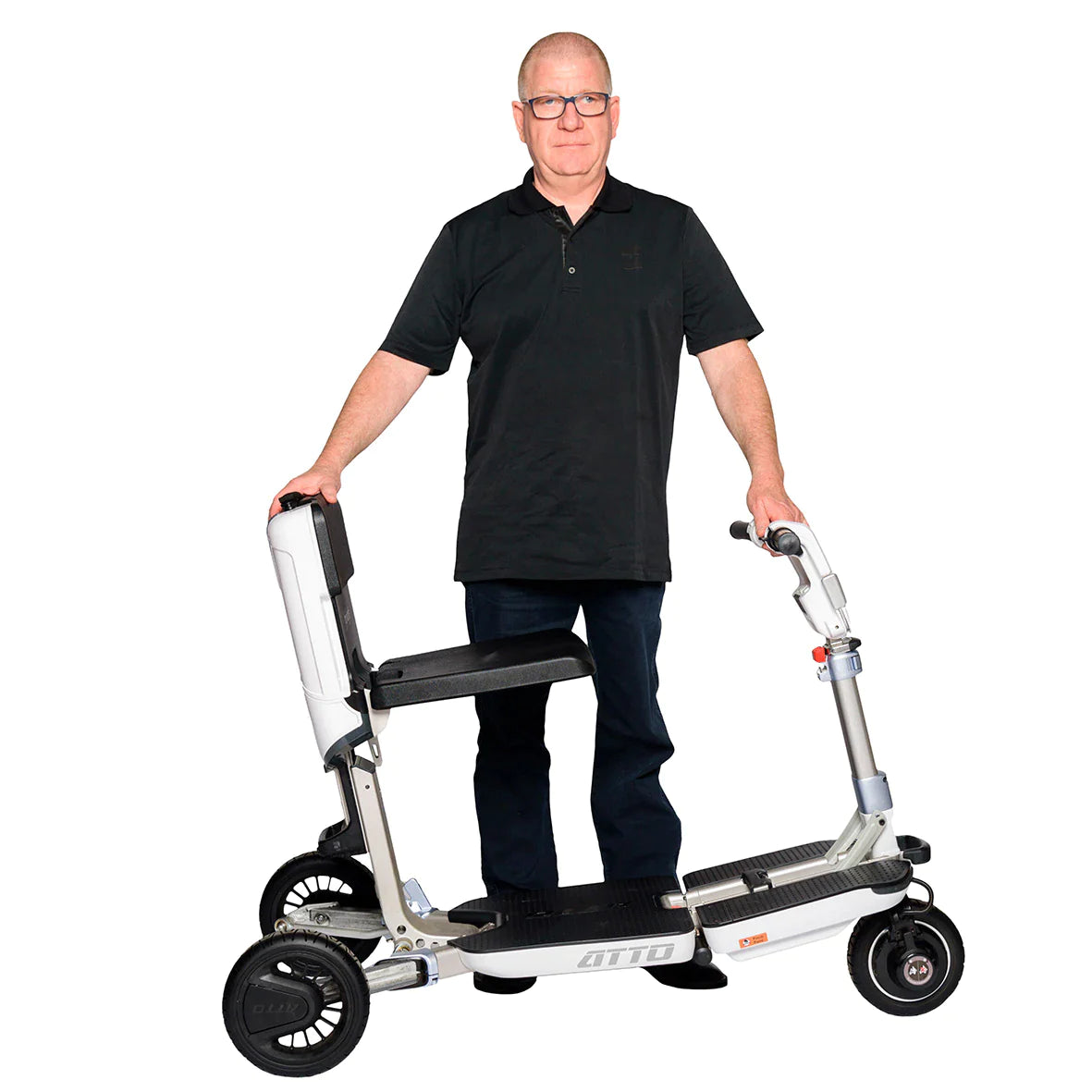 Moving Life ATTO High-Performance Folding Travel Scooter with Lithium Battery - Mobility Angel