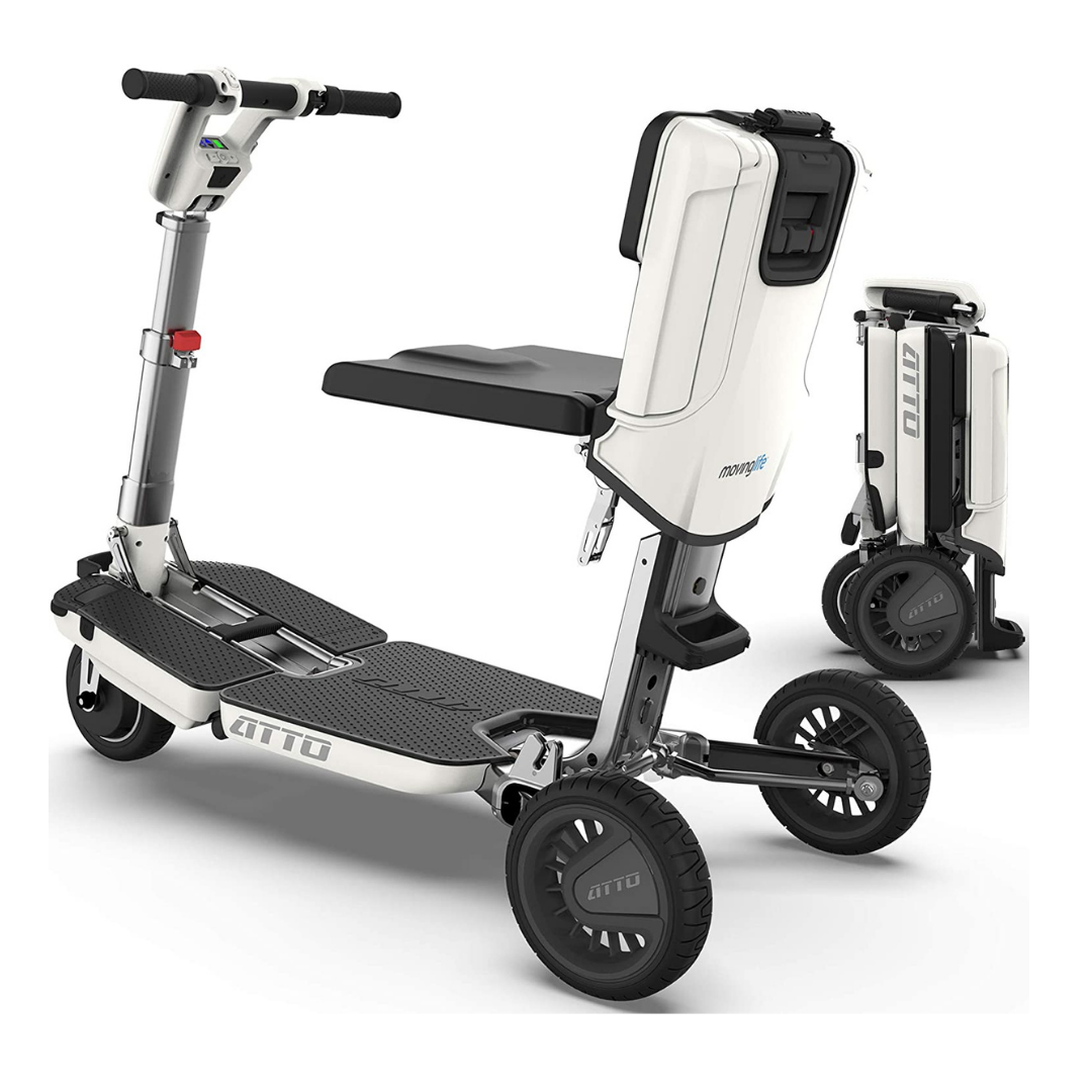 Moving Life ATTO High-Performance Folding Travel Scooter with Lithium Battery - Mobility Angel