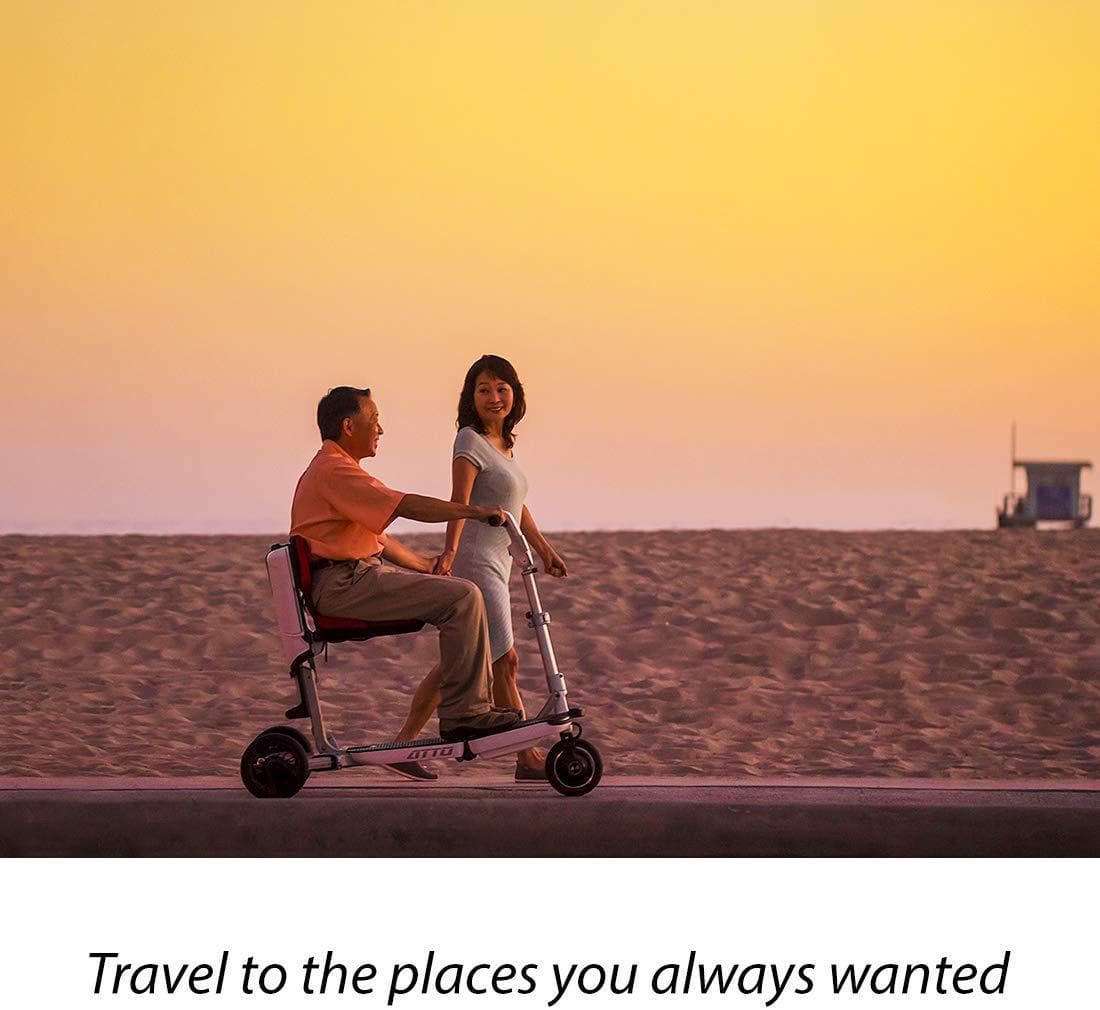 Moving Life ATTO High-Performance Folding Travel Scooter with Lithium Battery - Mobility Angel
