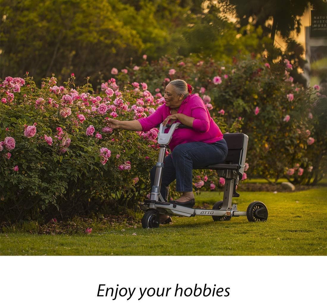 Moving Life ATTO High-Performance Folding Travel Scooter with Lithium Battery - Mobility Angel