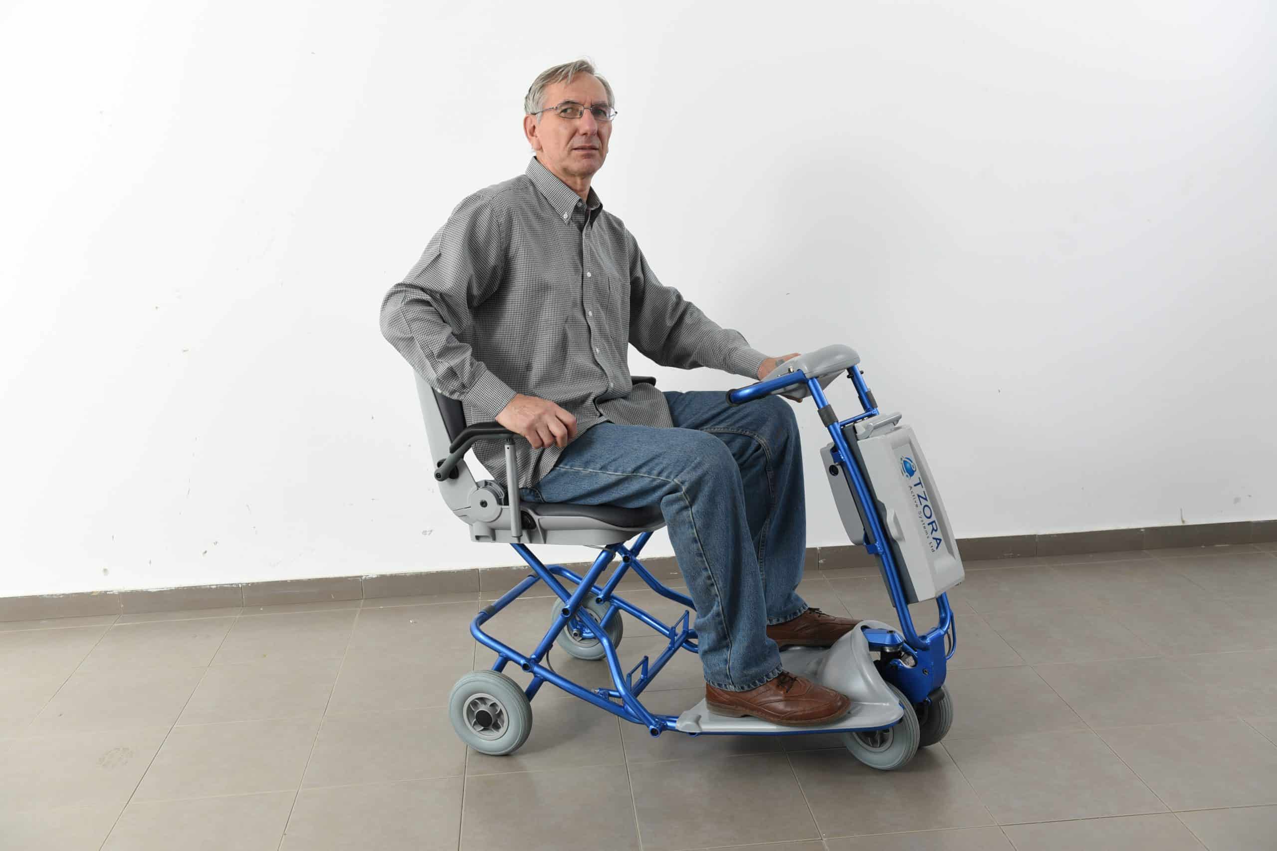 Tzora 41 Lbs. Feather Easy Travel Mobility Scooter - Mobility Angel