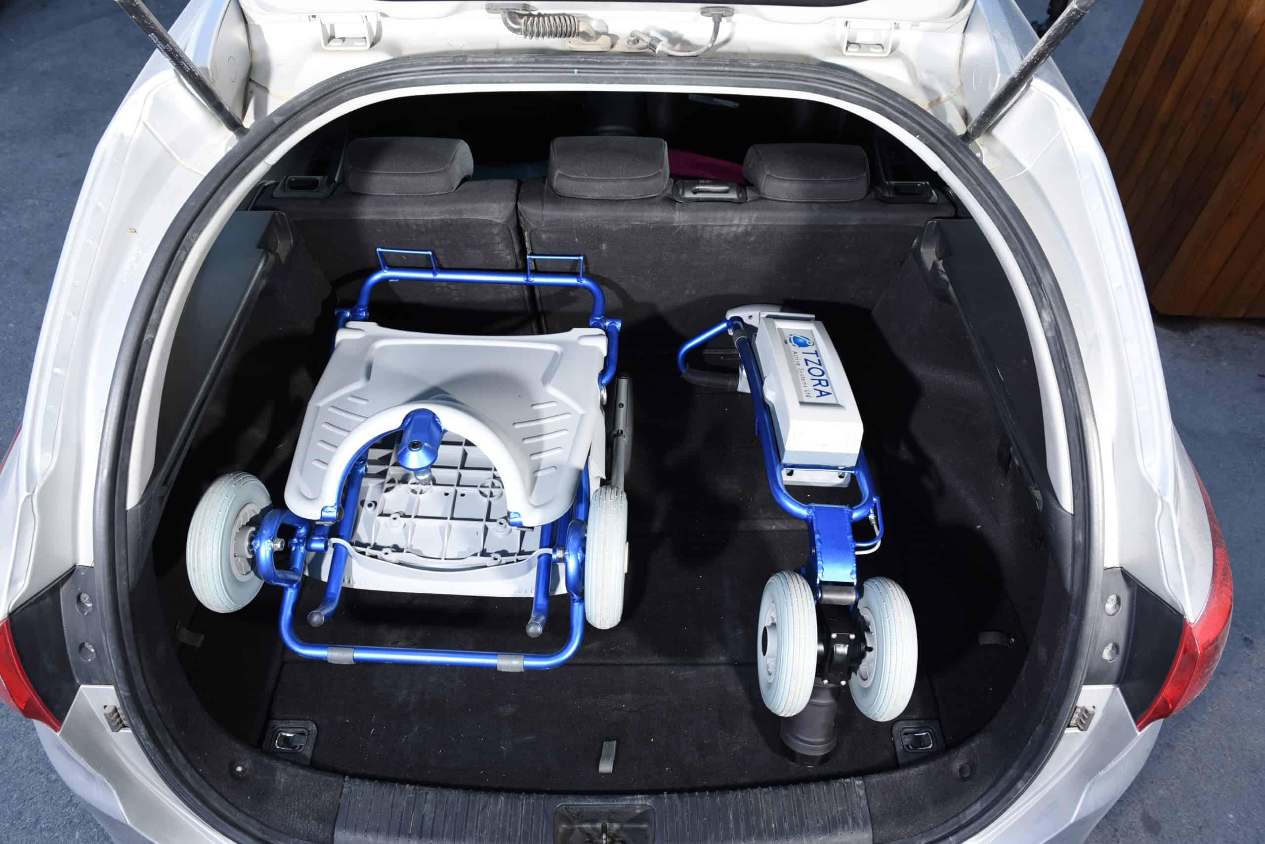 Tzora 41 Lbs. Feather Easy Travel Mobility Scooter - Mobility Angel