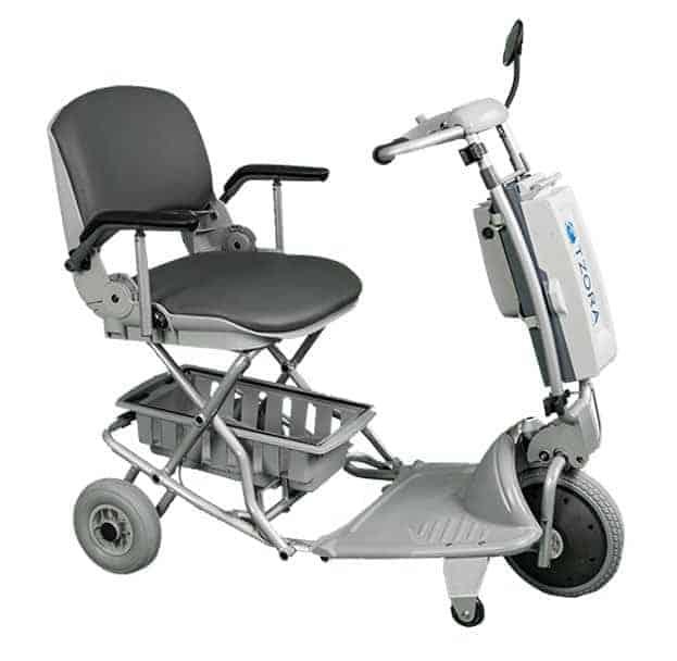 Tzora Elite 3 Wheels 32 Lbs. Mobility Scooter - Mobility Angel