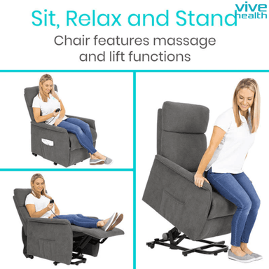 Vive Health Lift Chair with Massager - Mobility Angel